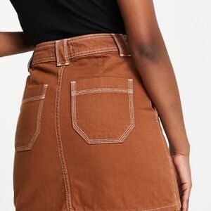 Forever 21 Tan Jean Skirt